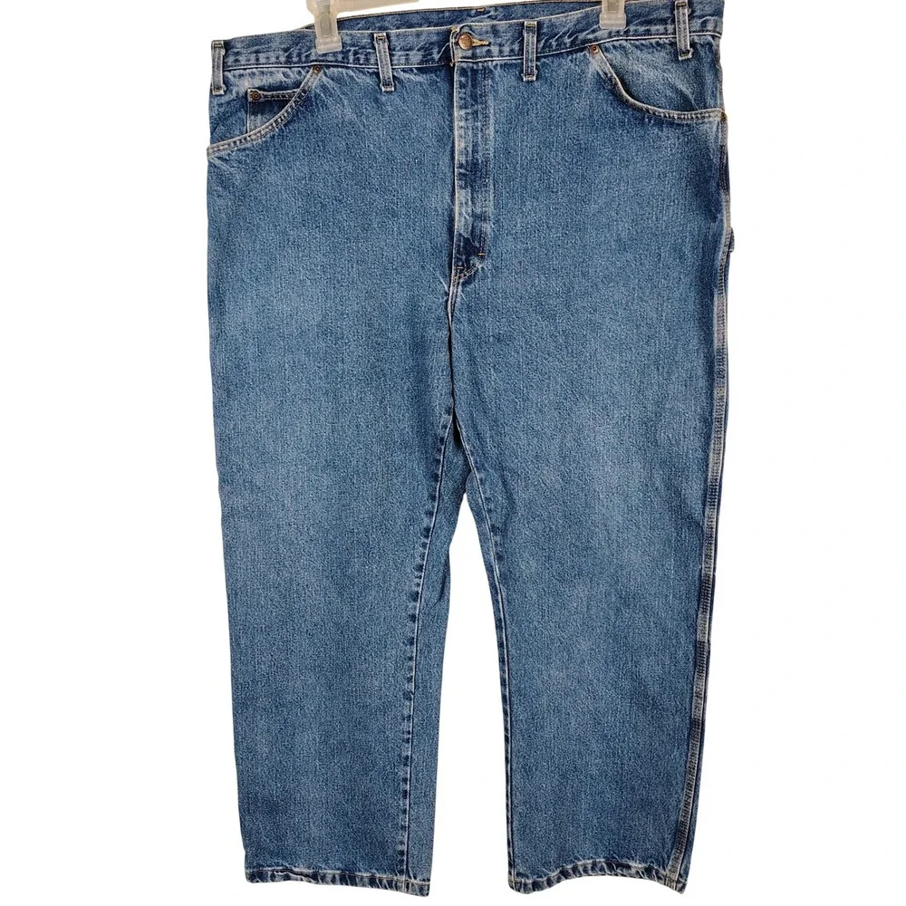 Dickies Mens SZ 44 Carpenter Jeans Blue Cotton Denim Workwear Gorpcore Utility